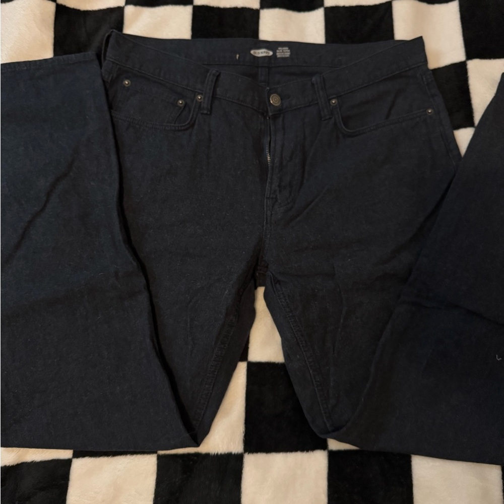 Navy Denim Jeans